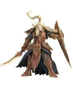 WORLD OF WARCRAFT SERIE 3 FIG 20CM BLOOD ELF PALADIN: QUIN.THALAN SUNFIRE  