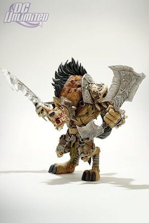 WORLD OF WARCRAFT PREMIUM SERIE 1 FIG 20CM GNOLL WARLORD GANGRIS RIVERPAW  