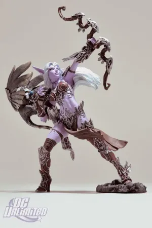 WORLD OF WARCRAFT SERIE 5 FIG 20CM - NIGHT ELF ALATHENA                    