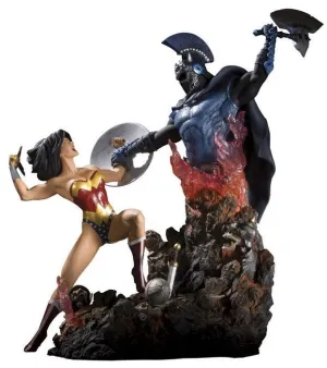 WONDER WOMAN VS ARES ESTATUA RESINA                                        