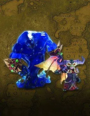 WORLD OF WARCRAFT PREMIUM SERIE 2 FIG 25CM VALDREMAR Y VOYD                