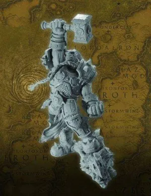 WORLD OF WARCRAFT PREMIUM SERIE 2 FIG 26CM ORC WARCHIEF THRALL             