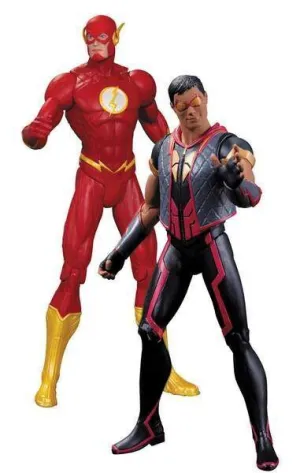 THE NEW 52 PACK 2 FIGURAS 18CM FLASH VS VIBE                               
