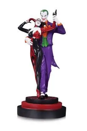 THE JOKER Y HARLEY QUINN ESTATUA 30 CM SEGUNDA EDICION UNIVERSO DC         