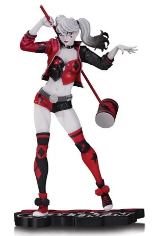 HARLEY QUINN BY PHILIP TAN ESTATUA 19 CM DC COMICS RED WHITE & BLACK       