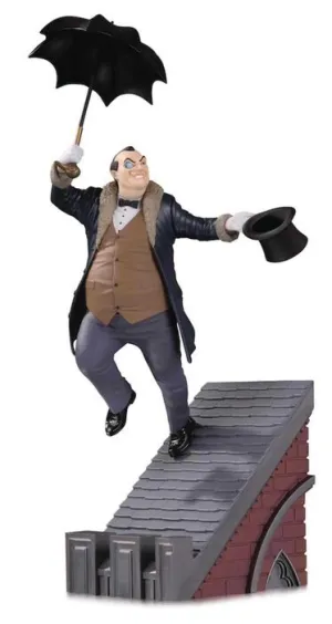 BATMAN ESTATUA 23 CM THE PENGUIN MULTI-PART BATMAN ROGUES GALLERY DC       