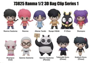 RANMA 1/2 COLGANTES PVC 3D SERIES 1