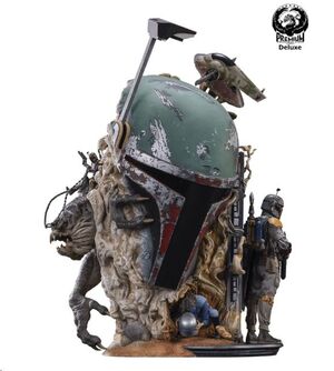 STAR WARS: EPISODIO V DELUXE EDITION BUSTO FINE ART BOBA FETT  50 CM