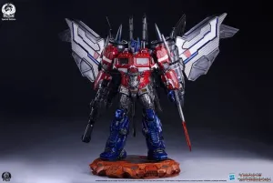 TRANSFORMERS ESTATUA MUSEUM SCALE OPTIMUS PRIME JET CONVOY EDITION 87 CM