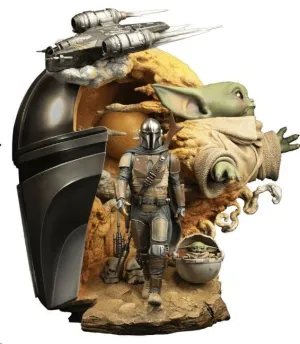 STAR WARS THE MANDALORIAN BUSTO FINE ART 41 CM