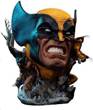 MARVEL BUSTO FINE ART WOLVERINE DELUXE EDITION 48 CM