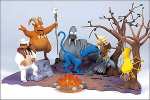 SIMPSONS LA ISLA DEL DR. HIBBERT DIORAMA CAJA DLX                          