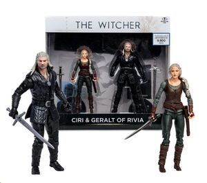 THE WITCHER FIGURA GERALT Y CIRI (NETFLIX TEMPORADA 3) 18 CM