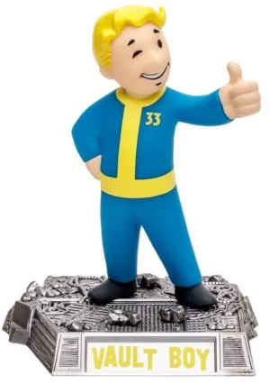 FALLOUT FIGURA MOVIE MANIACS VAULT BOY (GOLD LABEL) 15 CM