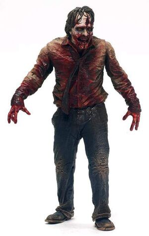 WALKING DEAD FIG 18CM SERIE 1 - ZOMBIE BITER                               