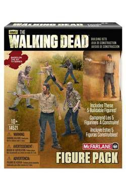 THE WALKING DEAD FIGURAS 5 CM FIGURE PACK 1 KIT DE CONSTRUCCION            