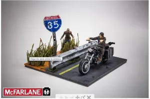 THE WALKING DEAD KIT DE CONSTRUCCION DARYL DIXON WITH CHOPPER              