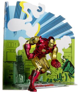 MARVEL PVC ESTATUA PVC 1/10 IRON MAN (THE INVINCIBLE IRON MAN #126) 11 CM
