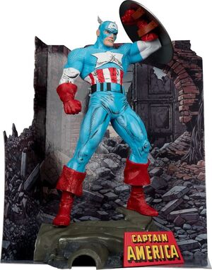 MARVEL PVC ESTATUA PVC 1/6 CAPTAIN AMERICA (THE AMAZING SPIDER-MAN #323) 28 CM