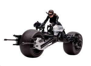 DC MULTIVERSE VEHÍCULO BATPOD WITH CATWOMAN (THE DARK KNIGHT RISES)