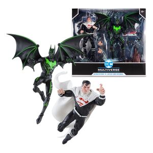 DC COLLECTOR PACK 2 FIGURAS BATMAN BEYOND VS JUSTICE LORD SUPERMAN 18 CM