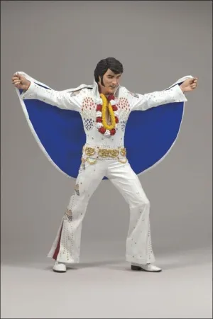 ELVIS PRESLEY FIG 18CM ALOHA (CAPA AZUL)                                   