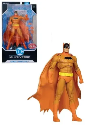 DC MULTIVERSE FIGURA BATMAN NARANJA CHASE 18 CM