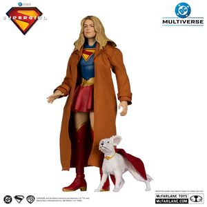 SUPERGIRL MOVIE FIGURA 18 CM DC MULTIVERSE DELUXE SUPERGIRL & KRIPTO