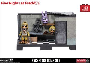 FIVE NIGHTS AT FREDDY´S MEDIUM KIT DE CONSTRUCCION BACKSTAGE               