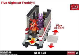 FIVE NIGHTS AT FREDDY´S MEDIUM KIT DE CONSTRUCCION WEST HALL               