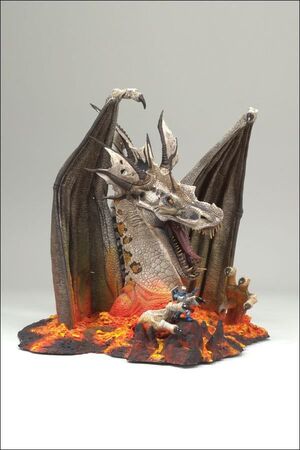 DRAGONS FIG 18CM SERIE 5 - FIRE DRAGON DELUXE BOX SET                      