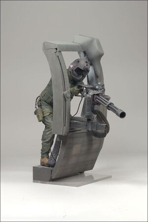 SOLDADOS SERIE 6 FIG 18CM - AIR FORCE HELICOPTER GUNNER                    