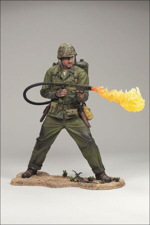 CALL OF DUTY FIG 15CM SERIE 1 - MARINE CORPS FLAME                         