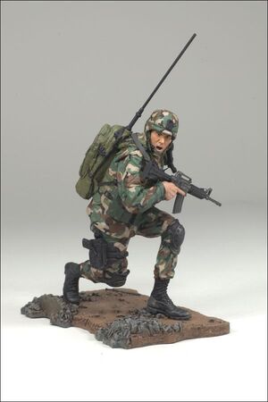 SOLDADOS MINIFIGURAS 8CM - MARINE RADIOMAN                                 