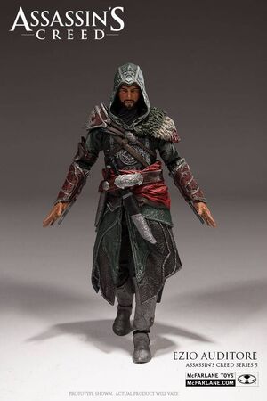 ASSASSIN´S CREED FIGURA 15 CM EZIO AUDITORE SERIE 5                        