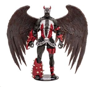 SPAWN FIGURA MEGAFIG KING SPAWN WITH WINGS AND MINIONS 30 CM