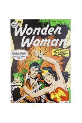 WONDER WOMAN COVER LIENZO 50X70X3 CM DC COMICS                             