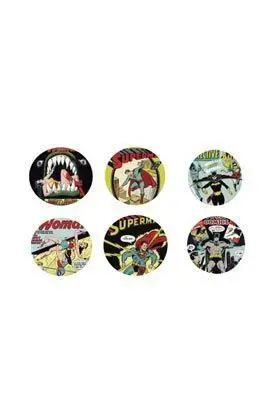 COVERS COMIC PERSONAJES SET 6 POSAVASOS DC COMICS COVERS COMIC PERSONAJES SET 6 POSAVASOS DC COMICS