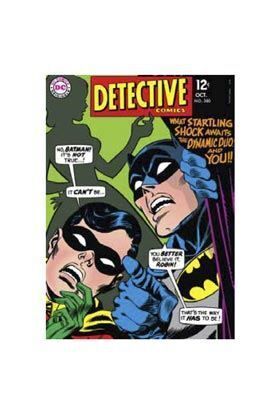 BATMAN & ROBIN DETECTIVE COMIC COVER LIENZO 50X70X3 CM DC COMICS           