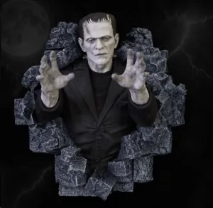 FRANKENSTEIN ESCULTURA DE PARED CLASSIC HORROR EDITION LIFESIZE 94 CM
