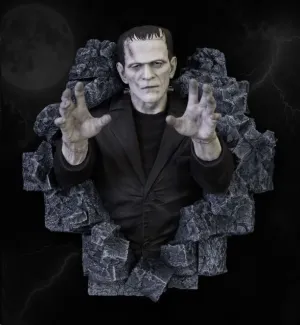 FRANKENSTEIN ESCULTURA DE PARED CLASSIC HORROR EDITION HALF SCALE 48 CM