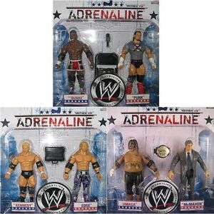 WWE PACK 2 FIGURAS ADRENALINE 28                                           