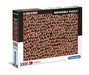 LA CASA DE PAPEL PUZZLE 1000 PIEZAS IMPOSSIBLE MASK                        