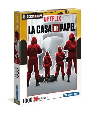LA CASA DE PAPEL PUZZLE 1000 PIEZAS SUITS                                  
