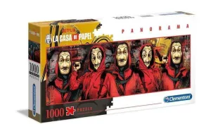 LA CASA DE PAPEL PUZZLE 1000 PIEZAS PANORAMA CHARACTERS                    