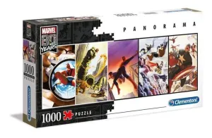 MARVEL 80TH ANNIVERSARY PUZZLE 1000 PANORAMA CHARACTERS                    