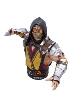 MORTAL KOMBAT BUSTO SCORPION 30 CM