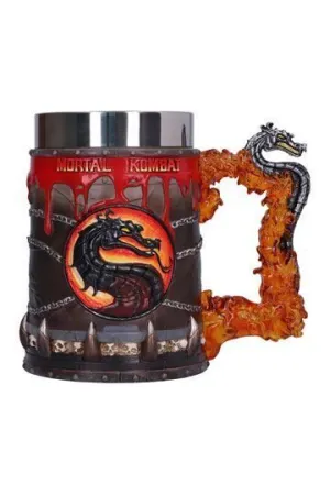 MORTAL KOMBAT JARRA LOGO 15 CM