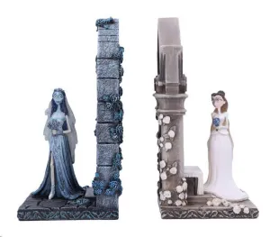 LA NOVIA CADAVER SOPORTALIBROS EMILY Y VICTORIA 19 CM