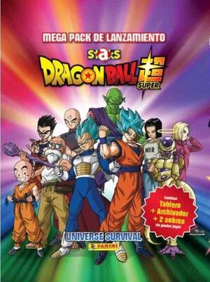 DRAGON BALL SUPER STAKS! MEGAPACK (ARCHIVADOR+2 SOBRES+TABLERO JUEGO)